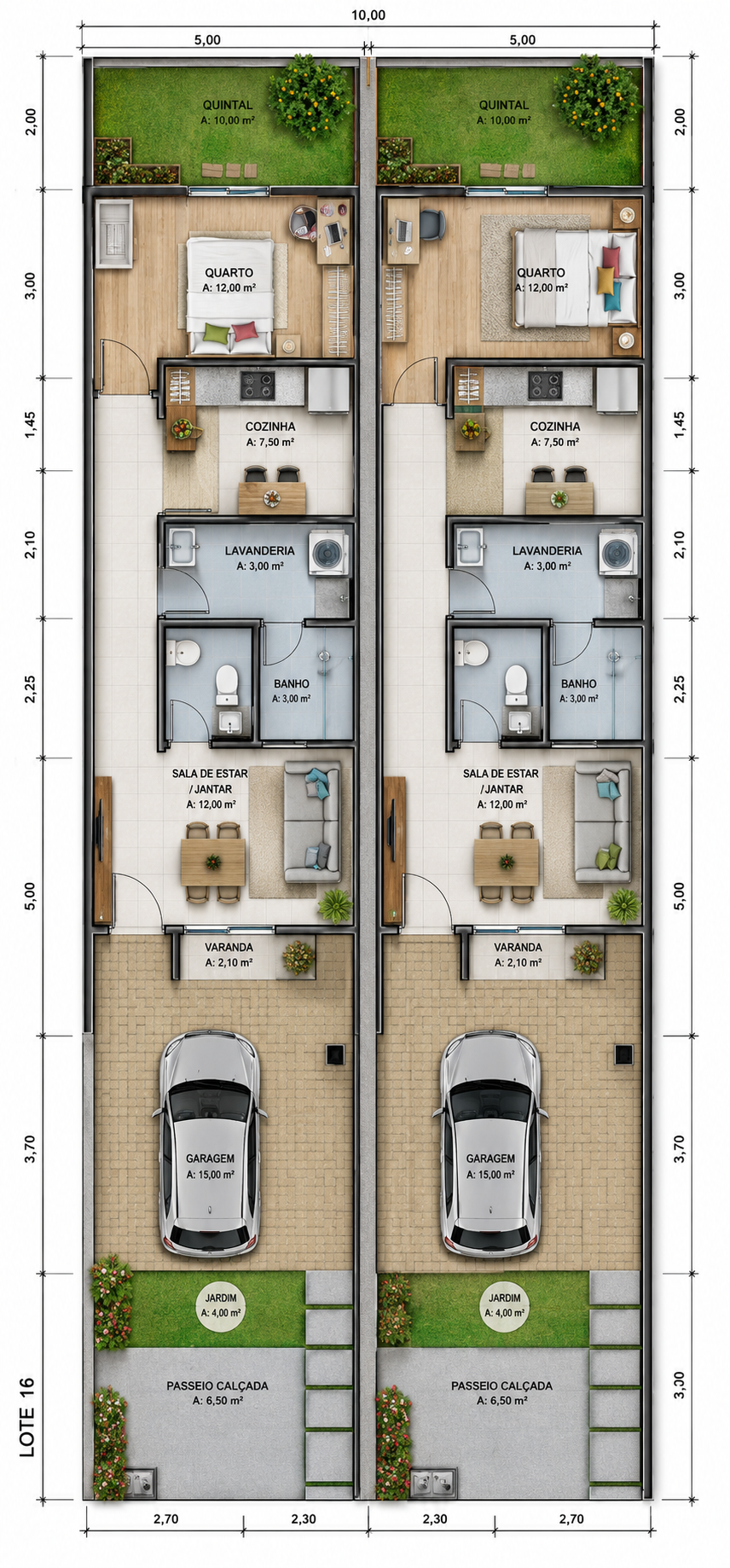 Planta baixa casa 01